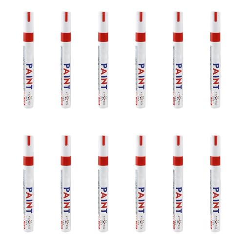 12 PCs Farbstifte Wasserdichte Marker Stift Schnellrocknen Farbmarker Ölbasis Für Felsstein Plastikglas 12 PCs Farbstifte Wasserdichte Marker Stift Schnellrocknen Farbmarker Ölbasis Für Felsstein Plastikglas von LLINthy