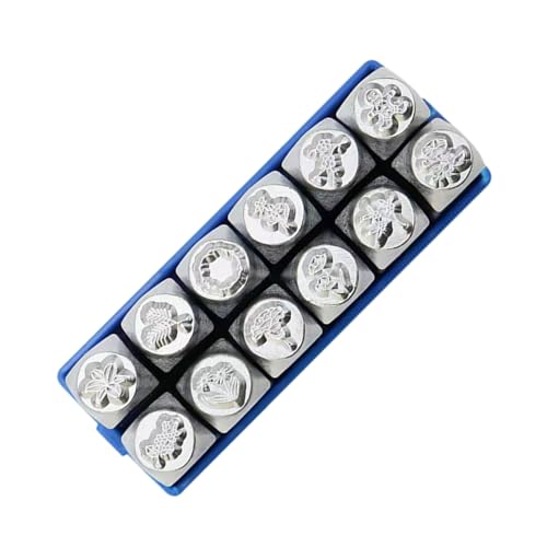 12 Pcs Gravurgeräte Set Metallmeißel Set Schmuck Schnitzwerkzeug Metallmeißel Stahltextur Für Schmuckstempelstempel Stahlstempel 12 Pcs Gravurgeräte Set Metallmeißel Set Schmuck Schnitzwerkzeug Metallmeißel Stahltextur Für Schmuckstempelstempel Stahlstempel von LLINthy