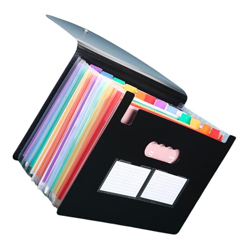 13/25 Taschen Dokument Organizer A 4 Datei Ordner Akkordeons Bag Dokument Ordner Taschendatei Aktenbox von LLINthy