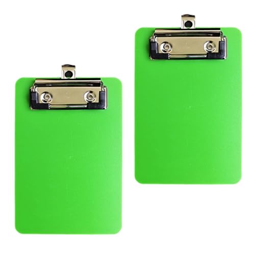 2 PCs Kleine Klemmbretter Praktische Clipboards Schreiben Von Plastikklemmplatten Für Büroschule Und Labor von LLINthy