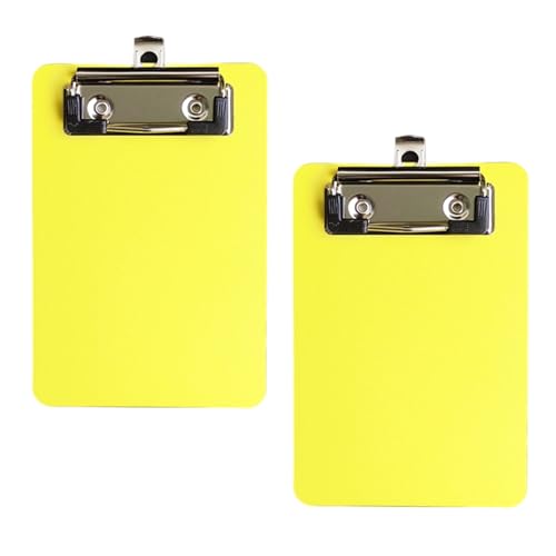 2 PCs Kleine Klemmbretter Praktische Clipboards Schreiben Von Plastikklemmplatten Für Büroschule Und Labor 2 PCs Kleine Klemmbretter Praktische Clipboards Schreiben Von Plastikklemmplatten Für Büroschule Und Labor von LLINthy