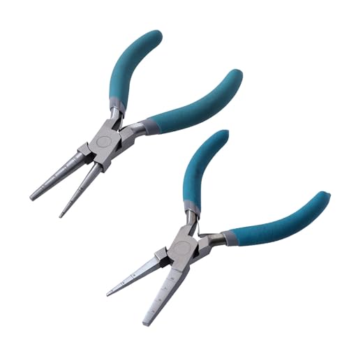 2 Pack Professionelle Schmuckzellen Stahl Texturzange Flache Nasenzange Schmuck Zange Ketten Nasenzange Stahlzange 2 Pack Professionelle Schmuckzellen Stahl Texturzange Flache Nasenzange Schmuck Zange Ketten Nasenzange Stahlzange von LLINthy