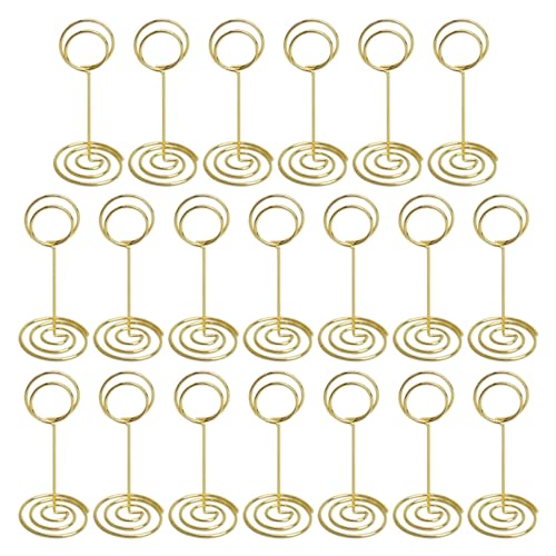 20 Stück runde Metall-Kartenhalter Fotoständer Memo-Clip Tischnummernhalter Dekoration Hochzeit Geburtstag Party Zubehör 20 Stück runde Metall-Kartenhalter Fotoständer Memo-Clip Tischnummernhalter Dekoration Hochzeit Geburtstag Party Zubehör von LLINthy