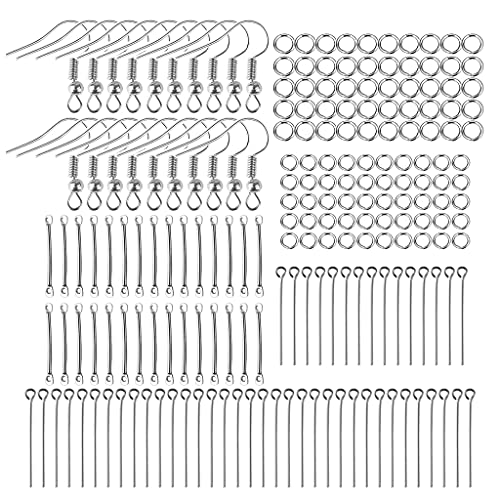 220 PCs Gold Silber Farbe Ohrring Haken Ohrdrähte Fischhaken Ohrring Sprunganschlüsse Offene Ringe MAKE MAKELY 220 PCs Gold Silber Farbe Ohrring Haken Ohrdrähte Fischhaken Ohrring Sprunganschlüsse Offene Ringe MAKE MAKELY von LLINthy