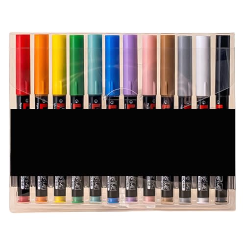 24.12.36/48 Farbe Flüssiger Acrylmarker Pinselspitze Acrylfarbe Stift Zum Zeichnen Auf Papierstein Gestein Leinwand 24.12.36/48 Farbe Flüssiger Acrylmarker Pinselspitze Acrylfarbe Stift Zum Zeichnen Auf Papierstein Gestein Leinwand von LLINthy