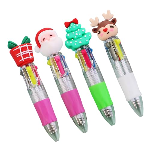 3/4pcs Weihnachtsballpoint Pen Multicolor Pen 4 Color In-1 Retractable Kugelschreiber Für Kid Reward Multicoloror Stifte Für Kinder In Einem Schönen Punkt 3/4pcs Weihnachtsballpoint Pen Multicolor Pen 4 Color In-1 Retractable Kugelschreiber Für Kid Reward Multicoloror Stifte Für Kinder In Einem Schönen Punkt von LLINthy