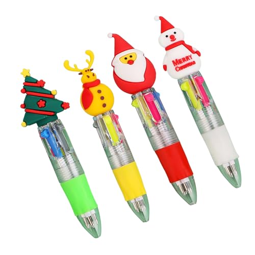 3/4pcs Weihnachtsballpoint Pen Multicolor Pen 4 Color In-1 Retractable Kugelschreiber Für Kid Reward Multicoloror Stifte Für Kinder In Einem Schönen Punkt 3/4pcs Weihnachtsballpoint Pen Multicolor Pen 4 Color In-1 Retractable Kugelschreiber Für Kid Reward Multicoloror Stifte Für Kinder In Einem Schönen Punkt von LLINthy