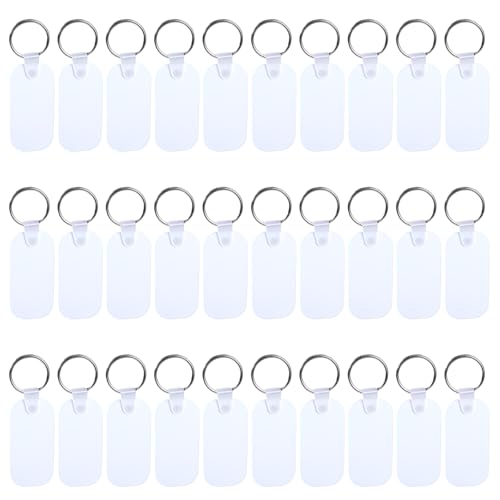 30 Einstellen Doppelseitiger Sublimationschlüsselkettenblanks Mit Schlüsselringen Und Plastikunterhaltungsklammerwärmeübertragung Kits Oval 30 Einstellen Doppelseitiger Sublimationschlüsselkettenblanks Mit Schlüsselringen Und Plastikunterhaltungsklammerwärmeübertragung Kits Oval von LLINthy
