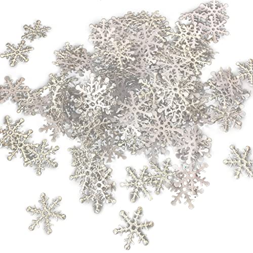 300 Stück/Beutel Weihnachten Schneeflocken Konfetti Künstliche Schnee Baum Ornamente Dekorationen 300 Stück/Beutel Weihnachten Schneeflocken Konfetti Künstliche Schnee Baum Ornamente Dekorationen von LLINthy