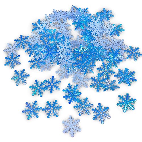 300 Stück/Beutel Weihnachten Schneeflocken Konfetti Künstliche Schnee Baum Ornamente Dekorationen von LLINthy