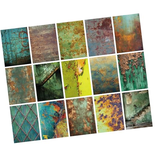 30pcs Retro Scrapbooking Dekoratives Papier Antike Texturpapier Hintergrunddekorationspapier Für Journal Foto Album Journal Paper von LLINthy