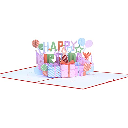 3D-Geburtstagskarte mit Musik, blasbar, LED-Licht, Glückwunschkarte zum Geburtstag, mit Musik für Kinder, Mutter, Ehefrau, Schwester 3D-Geburtstagskarte mit Musik, blasbar, LED-Licht, Glückwunschkarte zum Geburtstag, mit Musik für Kinder, Mutter, Ehefrau, Schwester von LLINthy