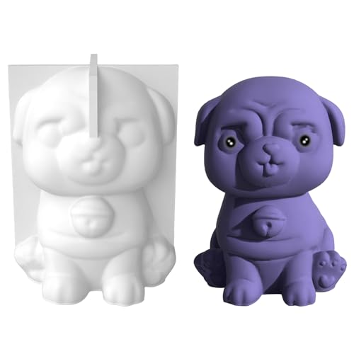 3D-Silikonform für Hunde, Kristall, Epoxidharz, Tierherstellung, handgefertigte Seife, Eiscreme, Bastelarbeiten 3D-Silikonform für Hunde, Kristall, Epoxidharz, Tierherstellung, handgefertigte Seife, Eiscreme, Bastelarbeiten von LLINthy