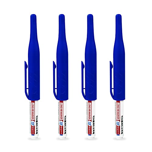 4x/set Wasserdichte Tiefe Lochmarker Stifte Mehrzweck Reichweite Marker 32 Mm Langer Nasenmarker Für Carpenters von LLINthy