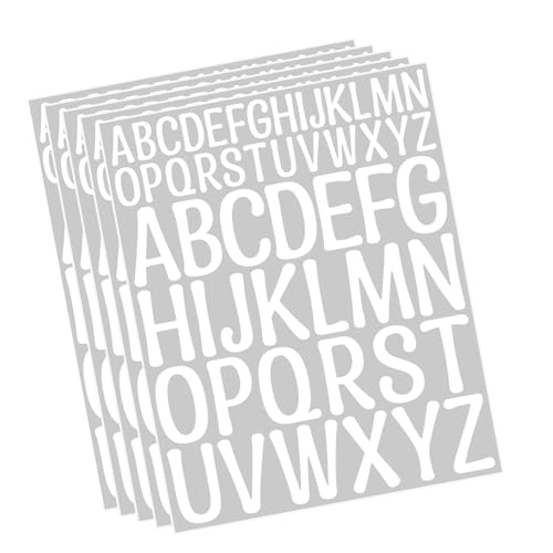 5 Blätter Brief Aufkleber Dekorative Aufkleber Buchstabe Aufkleber Aufkleber Aufkleber Alphabets Aufkleber Dekorative Etikett Aufkleber Aufkleber Aufkleber Farbenfrohe Alphabets Aufkleber Aufkleber von LLINthy