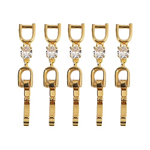 5 Stück/Set Halskette Verlängerungsverschlüsse Ketten mit Kristall für Strass Verschlüsse Verlängerungsketten Verbinder für W 5 Stück/Set Halskette Verlängerungsverschlüsse Ketten mit Kristall für Strass Verschlüsse Verlängerungsketten Verbinder für W von LLINthy