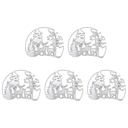 5 Stück/Set Weihnachten Metall Stanzformen Weihnachtsbaum Stanzformen Stanzschablonen für Scrapbooking Foto Karte Dekorationen 5 Stück/Set Weihnachten Metall Stanzformen Weihnachtsbaum Stanzformen Stanzschablonen für Scrapbooking Foto Karte Dekorationen von LLINthy