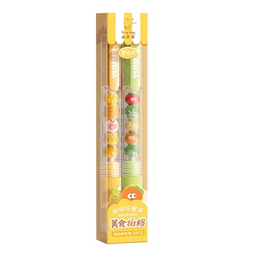5 Stücke Glattes Schreiben Stift Schöner Kugelschreiber 0 5 Mm Einziehbarer Kugelschieber Press Geschenk Für Schulbüro von LLINthy