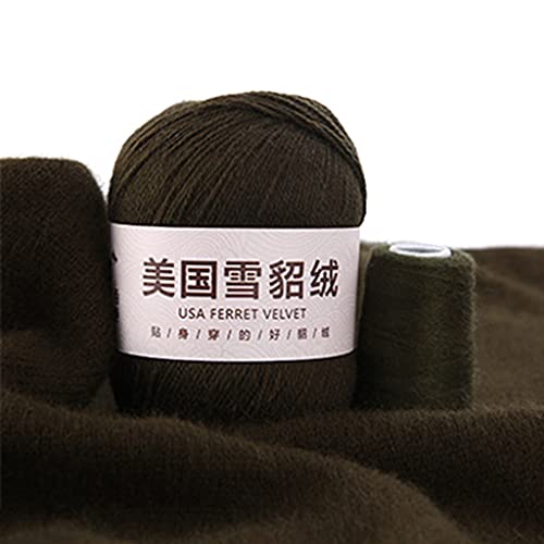 50 g + 20 g/Set, weiches, einfaches einfarbiges Garn, Handstrickgarn, Häkelgarn für Strickjacken, Schals, Pullover 50 g + 20 g/Set, weiches, einfaches einfarbiges Garn, Handstrickgarn, Häkelgarn für Strickjacken, Schals, Pullover von LLINthy