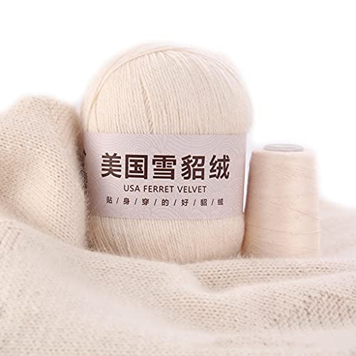 50 g + 20 g/Set, weiches, einfaches einfarbiges Garn, Handstrickgarn, Häkelgarn für Strickjacken, Schals, Pullover 50 g + 20 g/Set, weiches, einfaches einfarbiges Garn, Handstrickgarn, Häkelgarn für Strickjacken, Schals, Pullover von LLINthy