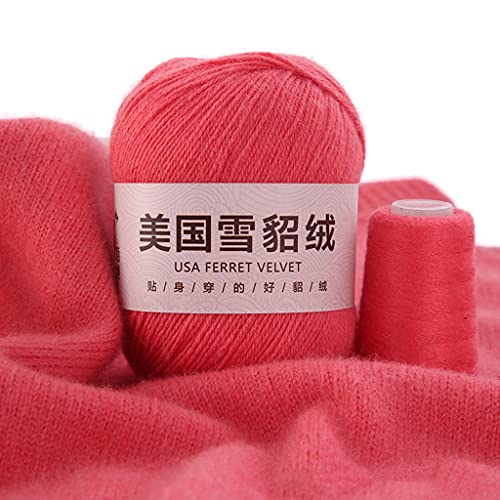 50 g + 20 g/Set, weiches, einfaches einfarbiges Garn, Handstrickgarn, Häkelgarn für Strickjacken, Schals, Pullover 50 g + 20 g/Set, weiches, einfaches einfarbiges Garn, Handstrickgarn, Häkelgarn für Strickjacken, Schals, Pullover von LLINthy