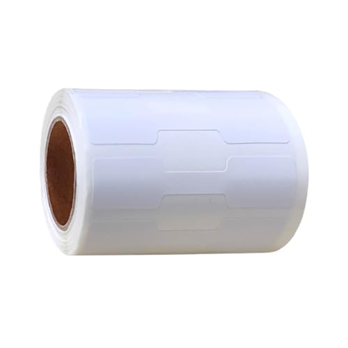 500 Stück Schmuck-Aufkleber, selbstklebende Preise, Display-Etiketten, handgefertigt, natürliches Kraftpapier, Etiketten zur Dekoration von LLINthy