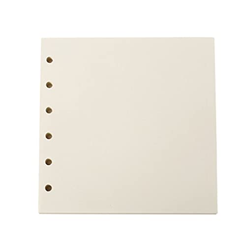 6-Ring Binder Clear Bindemittel Leere Nachfüllpapiere 40 Blätter Für Ideal Für Kinder Erwachsene Personalisierung Notebook Sketchpad von LLINthy