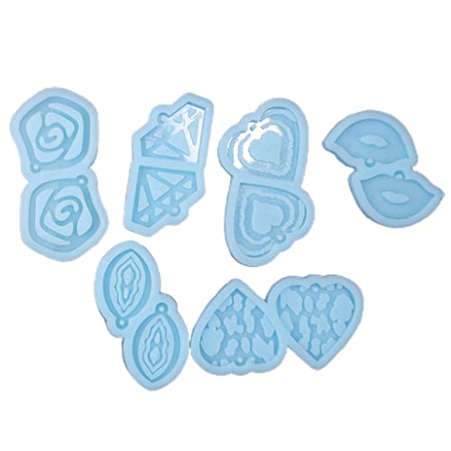 6 Stcs Ohrringharzform Schmuck Gussform Silikon Anhänger Schimmel BRÜFUNGSMODUMME JUDELY PENDENDE BRÜFUNGSBRECHTE Harzepoxid Silikonform 6 Stcs Ohrringharzform Schmuck Gussform Silikon Anhänger Schimmel BRÜFUNGSMODUMME JUDELY PENDENDE BRÜFUNGSBRECHTE Harzepoxid Silikonform von LLINthy