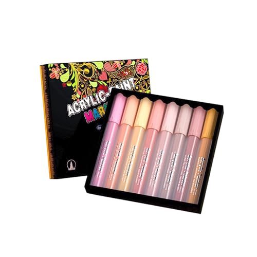 Acrylmarker 8/12/24/36/48 Farbwasser Basiertes Inks Acrylfarbe Stift Zum Malen Auf Keramikglas Stoff Scrapbooking Farbstiften Wasserbasis von LLINthy