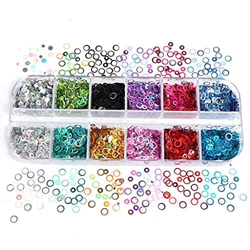 Art 3D Sparky Pailletten Hollow Glitter Flakes Supplies für Frauen Art 3D Sparky Pailletten Hollow Glitter Flakes Supplies für Frauen von LLINthy