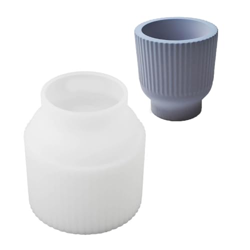 Becherförmige Silikonform, lebensmittelechtes Silikon, antihaftbeschichtet, für Töpferwaren, Töpfe, Pflaster, Ornamente, Heimdekorationen von LLINthy