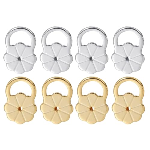 Bequeme Ohrring-Verschlüsse für schlaffe Ohrläppchen, elegante Blumenverschlüsse, einzigartige Ohrring-Verschlüsse, funktionale Ohrverschlüsse von LLINthy