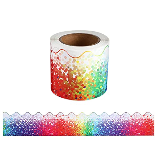 Bunte Punkt-Bordüre, Konfetti-Bordüre, Klassenzimmer-Dekoration, selbstklebende Pinnwand-Bordüre, Konfetti-Bordüre Bunte Punkt-Bordüre, Konfetti-Bordüre, Klassenzimmer-Dekoration, selbstklebende Pinnwand-Bordüre, Konfetti-Bordüre von LLINthy