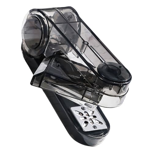 Clear Stapler Office Hefter Einfach Zu Broschüren Schwimmschuppen 360 Grad Drehdesktop von LLINthy