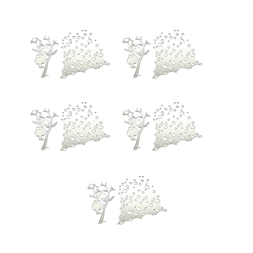 Dekorative Stanzformen aus Karbonstahl, Schablonen für Urlaubskarten, Scrapbooking, Verzierung, 5 Stück Dekorative Stanzformen aus Karbonstahl, Schablonen für Urlaubskarten, Scrapbooking, Verzierung, 5 Stück von LLINthy