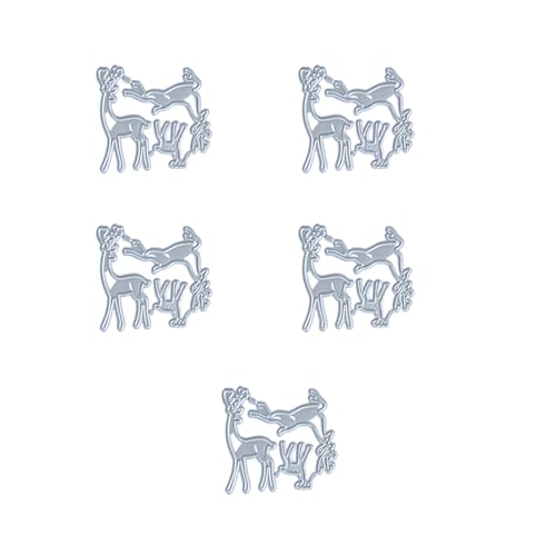 Dekorative Stanzformen aus Karbonstahl, Schablonen für Urlaubskarten, Scrapbooking, Verzierung, 5 Stück Dekorative Stanzformen aus Karbonstahl, Schablonen für Urlaubskarten, Scrapbooking, Verzierung, 5 Stück von LLINthy