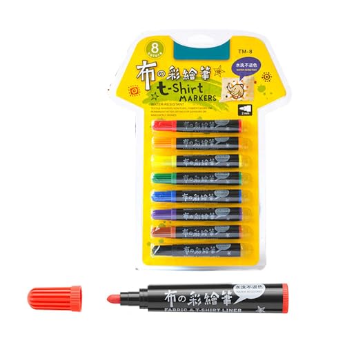 Doppelspitze Stoffmarker Wasserdichtem Stofffarbe Für T Shirts Canvas Bag 6 Farbe 8 Farbe 12 Permanent Graffiti Stift Doppelspitze Stoffmarker Wasserdichtem Stofffarbe Für T Shirts Canvas Bag 6 Farbe 8 Farbe 12 Permanent Graffiti Stift von LLINthy