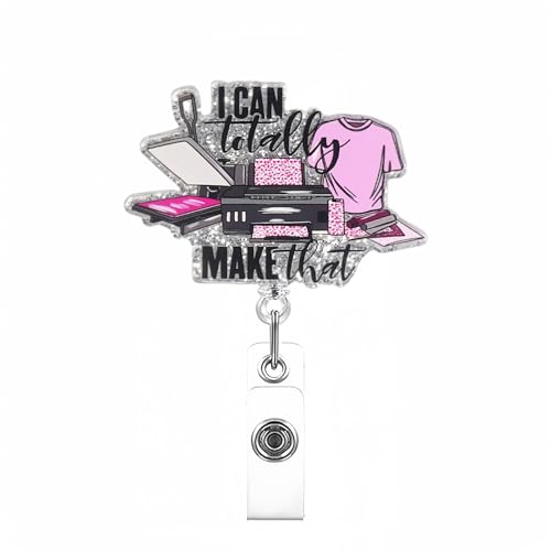 Einziehbarer Acryl Abzeichenhalter Mit Metallclip Für Krankenschwester Doctor Student Teacher Office Worker Retractable Badge Inhaber Renner Abzeichenhalter Für Krankenschwestern von LLINthy