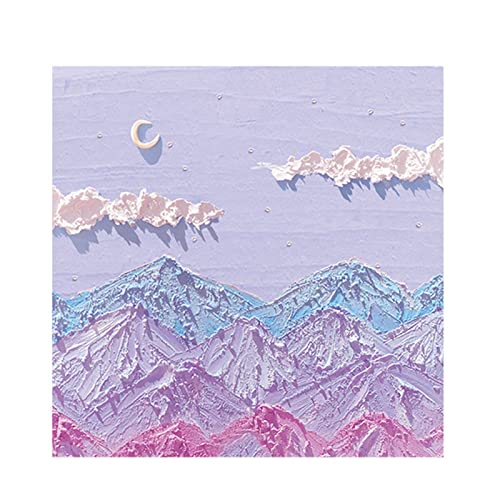 Exquisite Haftnotizen, selbstklebend, Stereo-Wahrnehmung, Querformat, Schreibblock, Aufkleber für Kinder, Teenager, Erwachsene, Mädchen, 80 Seiten von LLINthy