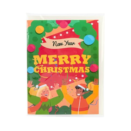 Faltbare 3D-Weihnachtsbaum-Grußkarte mit Umschlag, stilvolle, handgefertigte Feste, Überraschungskarte für Familie und Freunde Faltbare 3D-Weihnachtsbaum-Grußkarte mit Umschlag, stilvolle, handgefertigte Feste, Überraschungskarte für Familie und Freunde von LLINthy