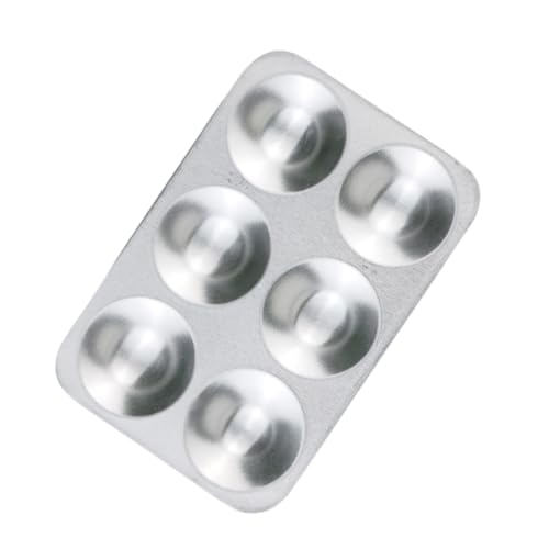 Farbmischpalette, 6 Mulden, 10 Mulden, 12 Mulden, runde quadratische Metallpalette für Künstler, Aquarell, Ölgemälde Farbmischpalette, 6 Mulden, 10 Mulden, 12 Mulden, runde quadratische Metallpalette für Künstler, Aquarell, Ölgemälde von LLINthy