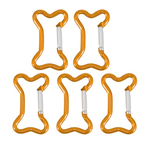 Federverschlüsse in Knochenform, Aluminiumlegierung, Karabinerhaken, Schlüsselanhänger, Metall-Karabiner, Schlüsselanhänger, Schnalle, Hardware, 5 Stück Federverschlüsse in Knochenform, Aluminiumlegierung, Karabinerhaken, Schlüsselanhänger, Metall-Karabiner, Schlüsselanhänger, Schnalle, Hardware, 5 Stück von LLINthy