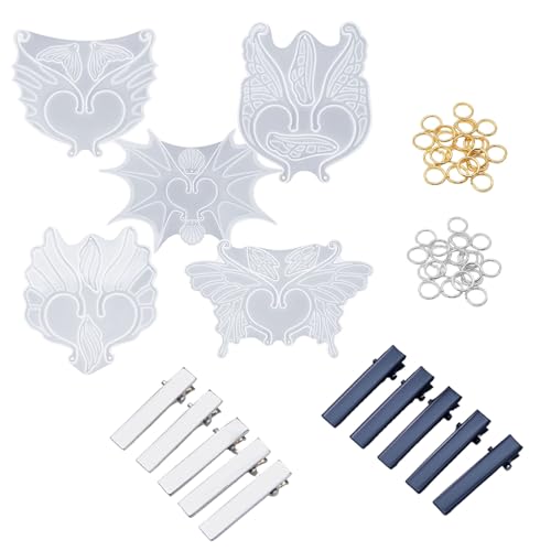 Flügelschwanz Kombinierte Ohrring-Kombinations-Ornament-Formen, Epoxidharz, Guss, Anhängerform, geeignet Flügelschwanz Kombinierte Ohrring-Kombinations-Ornament-Formen, Epoxidharz, Guss, Anhängerform, geeignet von LLINthy