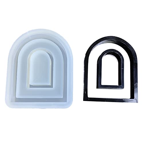 Gießform aus Kunstharz, Epoxid-Silikonform, Harz, Epoxidharz, Schmuck, Bögen, Anhänger, Charms von LLINthy