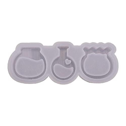 Glänzende Silikon-Dekorationsformen, Wunschflasche, Schlüsselanhänger, Schmuck, Epoxidharz, Bastelformen Glänzende Silikon-Dekorationsformen, Wunschflasche, Schlüsselanhänger, Schmuck, Epoxidharz, Bastelformen von LLINthy