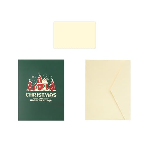Handgemachte 3D Häuser Weihnachtskarte Elegante Weihnachten 3D Popup Karte Stilvolle Papierbastelei Für Saisonale Grüße Handgemachte 3D Häuser Weihnachtskarte Elegante Weihnachten 3D Popup Karte Stilvolle Papierbastelei Für Saisonale Grüße von LLINthy