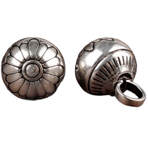 Handwerker Massives Metall Silvering Perlenknopf Für Chinesische Cheongsam Traditionelle Geschnitzte Perlenschnallen Kleidungszubehör Handwerker Massives Metall Silvering Perlenknopf Für Chinesische Cheongsam Traditionelle Geschnitzte Perlenschnallen Kleidungszubehör von LLINthy