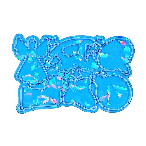 Holographische Harz Silikonform Weihnachtshänge Anhänger Schimmel Ohrringschlüsselkettenformen Licht Und Schatten Epoxidformen Holographische Schimmelpilze Holographische Harz Silikonform Weihnachtshänge Anhänger Schimmel Ohrringschlüsselkettenformen Licht Und Schatten Epoxidformen Holographische Schimmelpilze von LLINthy