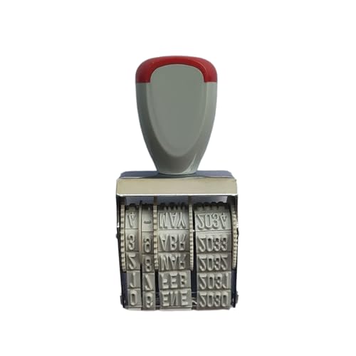 Inking Datum Stempel Nummerierung Briefmarken Büro Multifunktionale Nummer Englisch/Spanisch/Französisch Dater Spanisch Date Plastik Dater Nummer Englisch Französisch von LLINthy