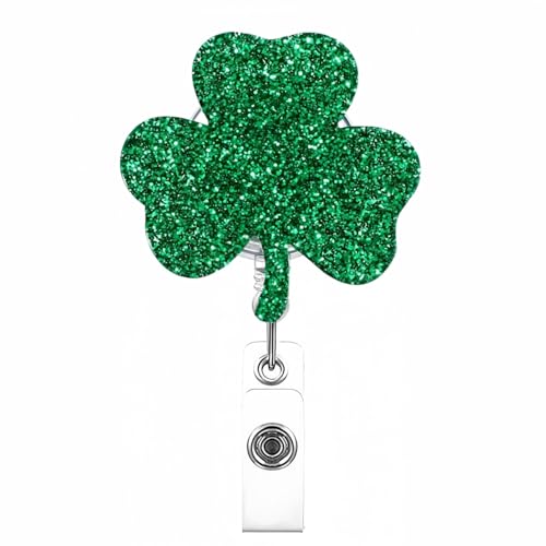 Irish Festival Badge Holder Mit Metall Clip Doctor Krankenschwester Name Kartenhalterhalter Für Student Teacher Hospital Badge Accessoire von LLINthy